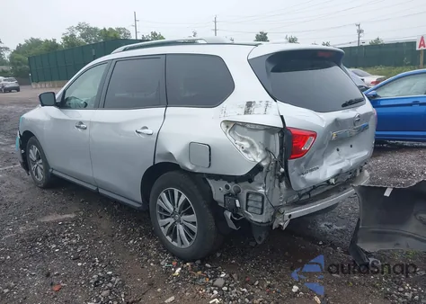 2019 Nissan Pathfinder Sl z USA, uszkodzony, nr VIN 5N1DR2MM2KC621799